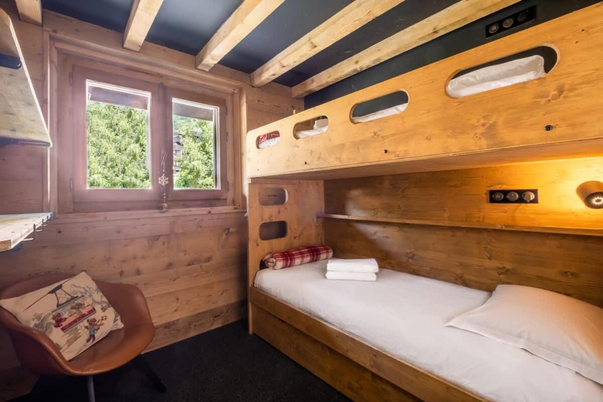 Chalet Racar Pour 4 Personnes, Centre Ville Et Vue Sur La Montagne Chamonix Extérieur photo