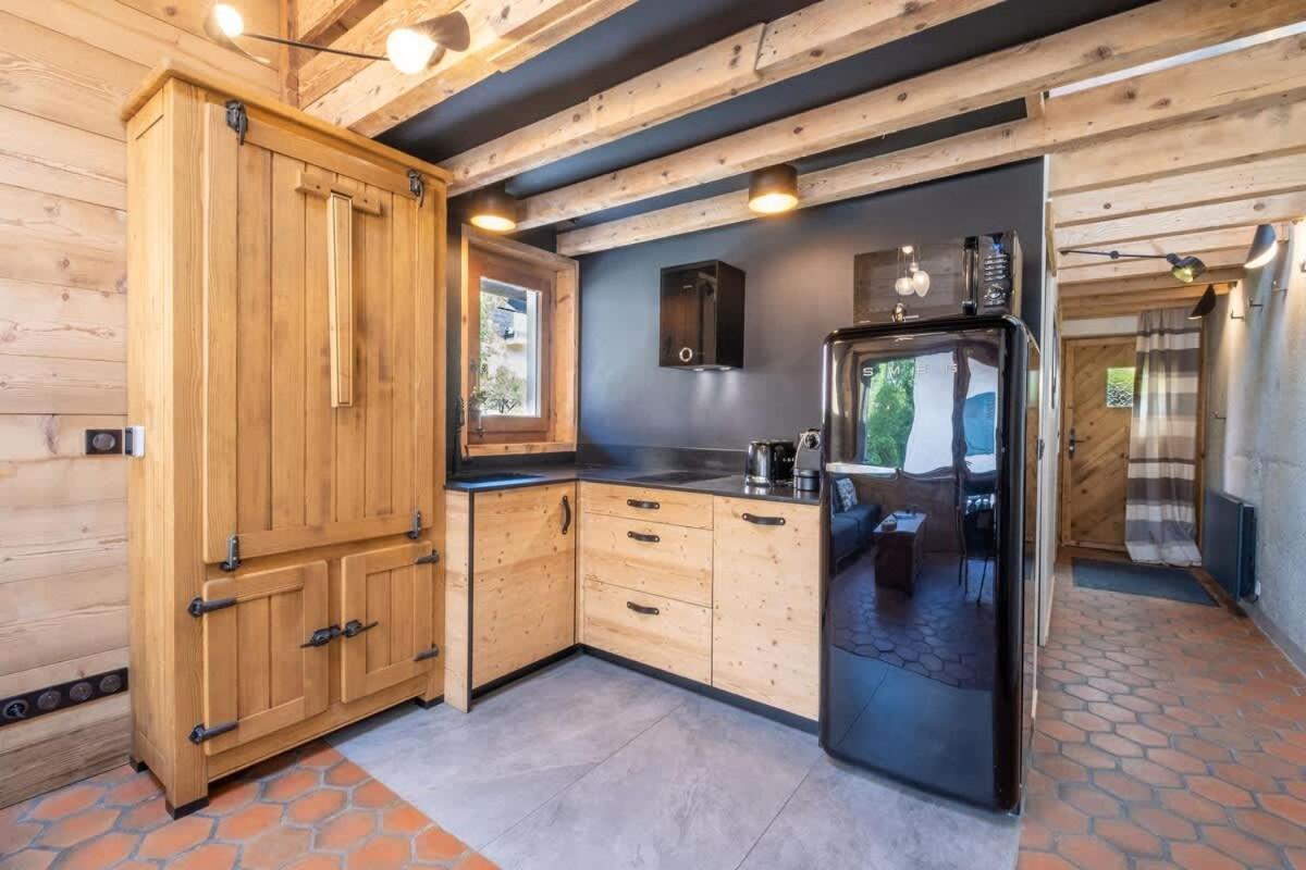 Chalet Racar Pour 4 Personnes, Centre Ville Et Vue Sur La Montagne Chamonix Extérieur photo